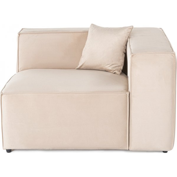 Lora Eckmodul rechts - Creme Lora Eckmodul rechts - Creme