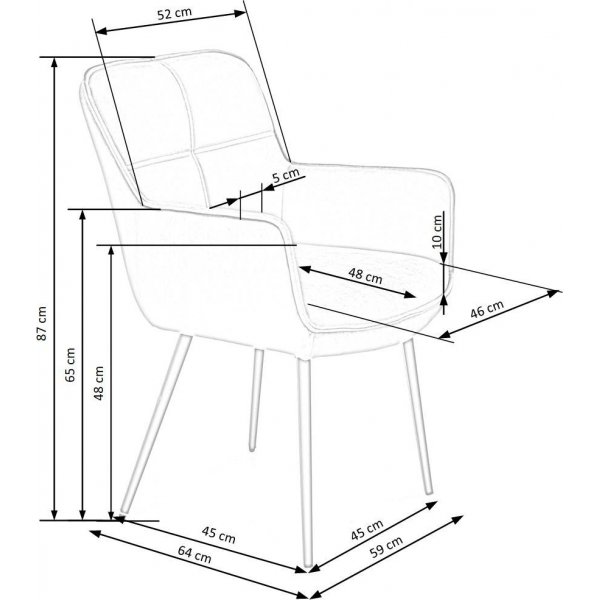 Cadeira Sessel 463 - Gr�n