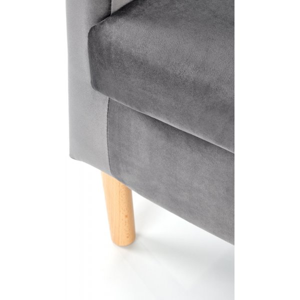 Sessel Seal - Grauer Samt Sessel Seal - Grauer Samt