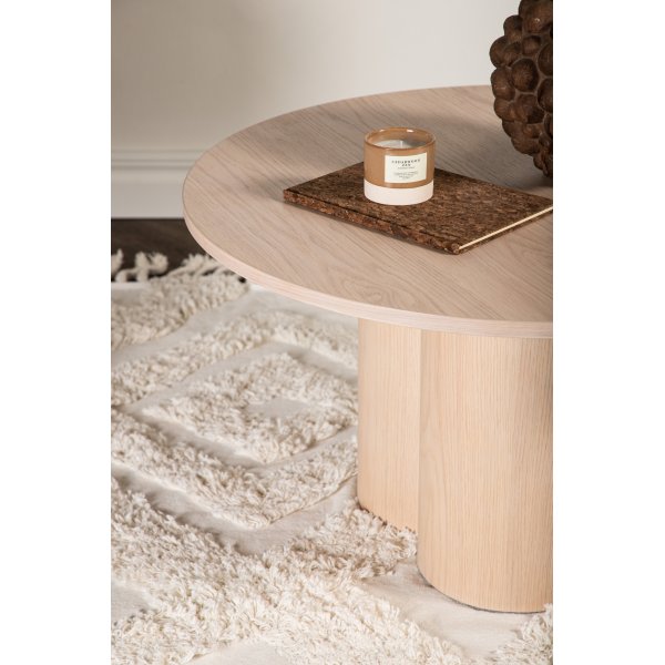 Couchtisch Ø80 cm weiß getüncht - Olivia Couchtisch Ø80 cm weiß getüncht - Olivia