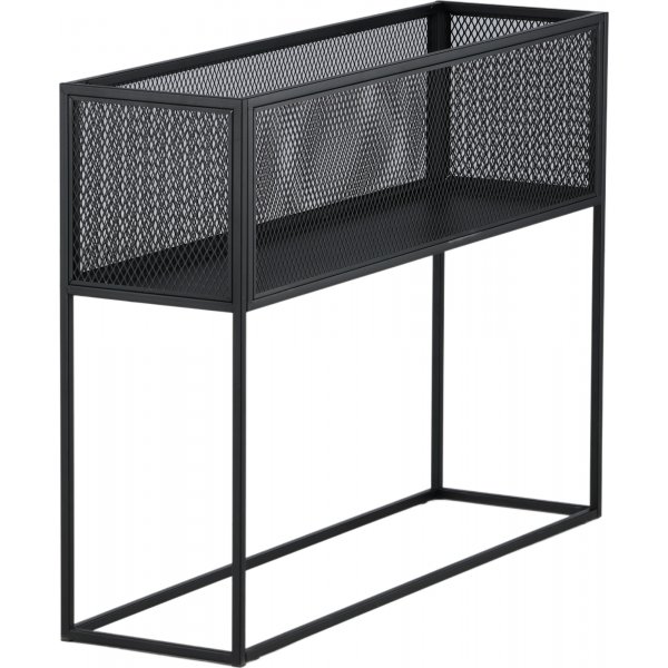 Teo-Reliefregal - Schwarz