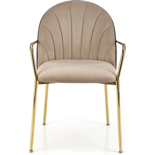 Cadeira Esszimmerstuhl 500 - Beige/Schwarz Cadeira Esszimmerstuhl 500 - Beige/Schwarz