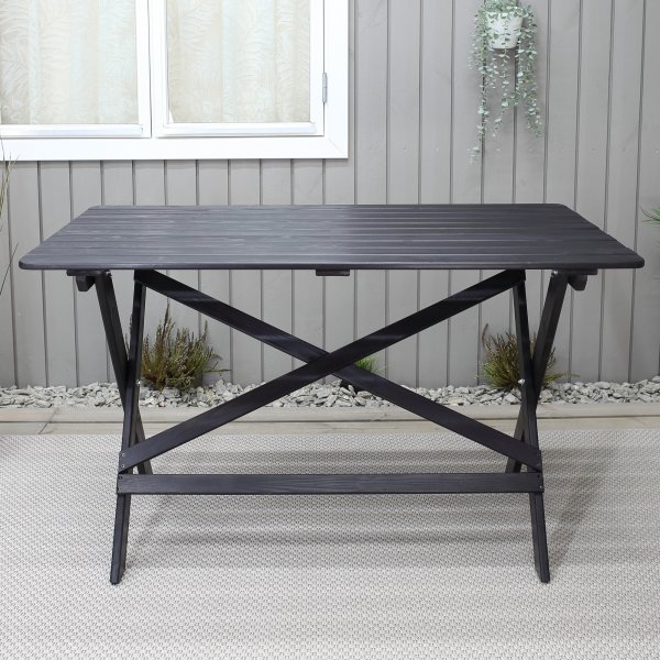 Knohult Esstisch 125 cm - Schwarz Knohult Esstisch 125 cm - Schwarz