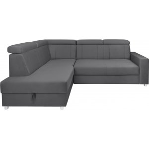 Lone Ecksofa links - Grau