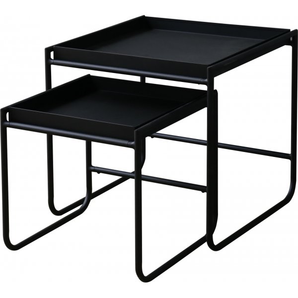 Smilla Wetttisch 50x50 | 40 x 40 cm - Schwarz