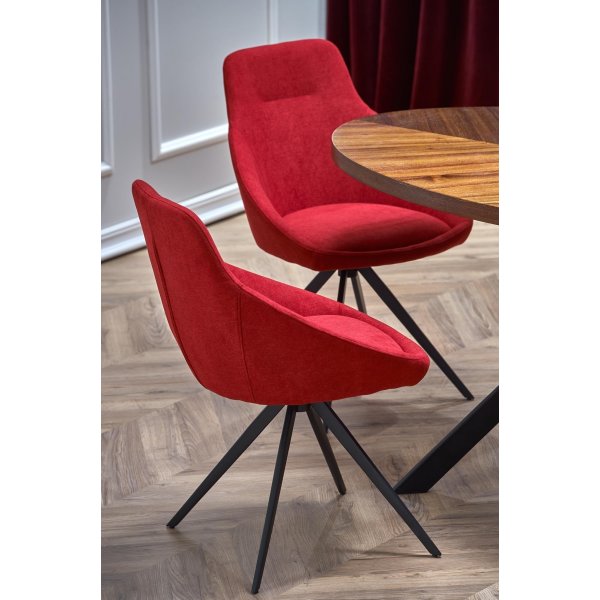 Ticino Esstisch - Nussbaum/schwarz