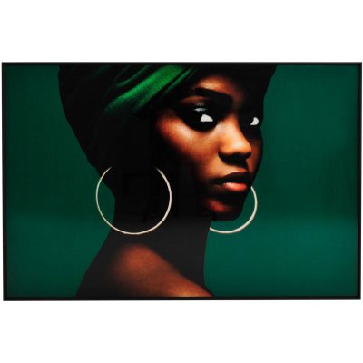 Glasmalerei - Green Obsession - 120x80 cm
