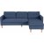 Diwan-Sofa, wendbar, in Firenze-Blau