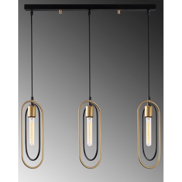 Ceres Deckenleuchte 2031 - Schwarz/Gold