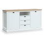 Fr Sideboard - Wei / Eiche gelt