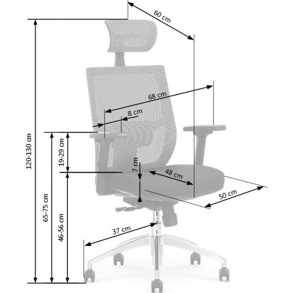 Dionne 2 Bürostuhl - Schwarz/Grau Dionne 2 Bürostuhl - Schwarz/Grau