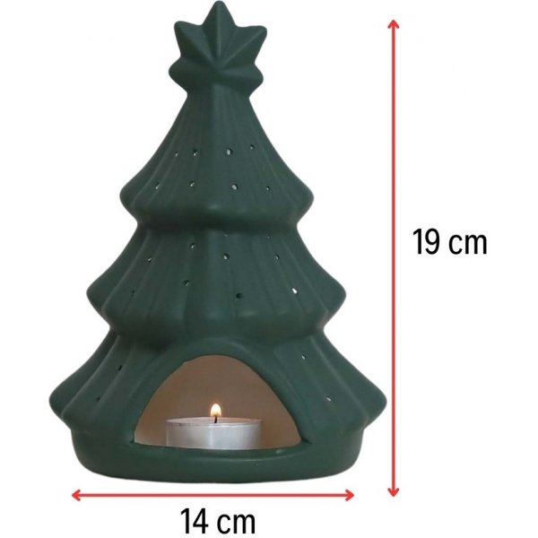 Weihnachtsbaum-Kerzenlaterne - Grün Weihnachtsbaum-Kerzenlaterne - Grün