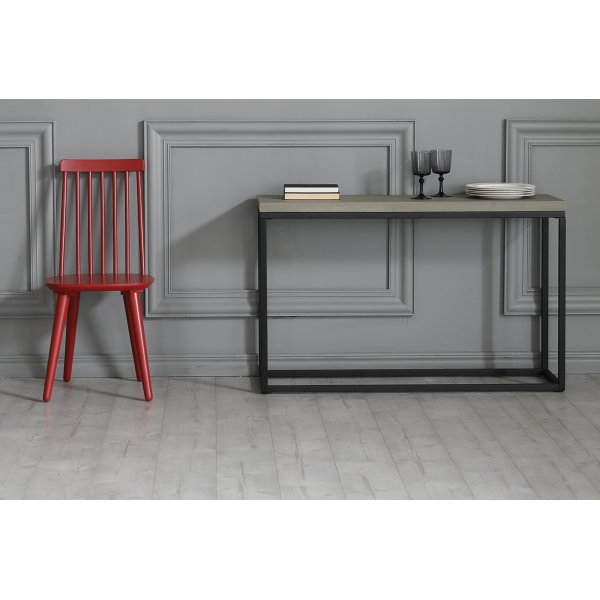 Roter Steckstuhl RAL3003 + M�belreinigung