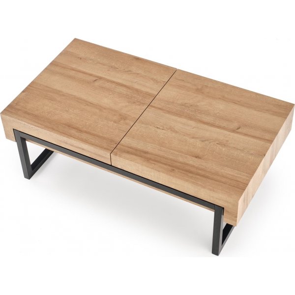 Ready Couchtisch 110 x 60 cm - Eiche/schwarz