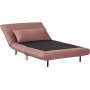 Wandelbarer Spike-Sessel aus rosa Samt