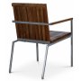 Gartenstuhl Alva  Teak/galvanisiertes Metall