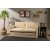 Saga 2-Sitzer-Schlafsofa XL - Creme