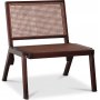 Rizz Loungesessel - Mahagoni / Rattan + Mbelfe