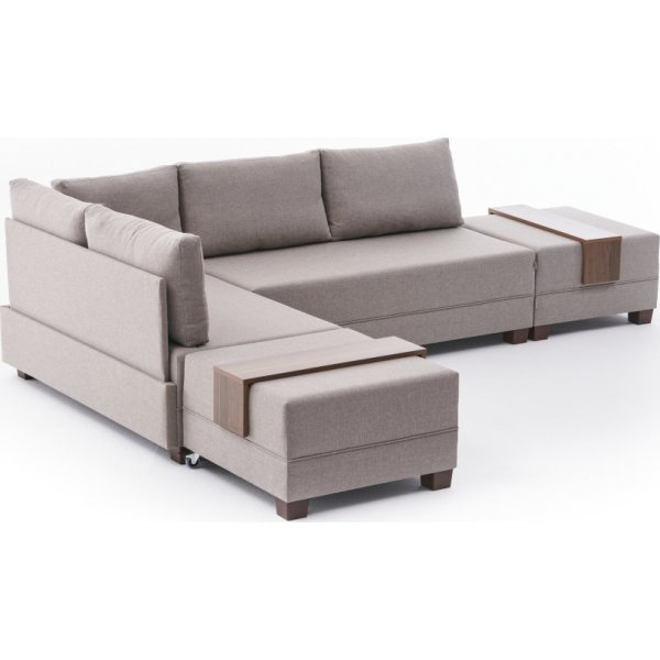 Ecksofa Fly - Creme
