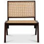 Rizz Sessel - Mahagoni / Helles Rattan