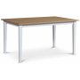 Fr Esstisch 140 cm - Eiche/wei