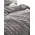 Cia Tagesdecke fr Doppelbett, 260 x 260 cm - Beigefarbener Samt