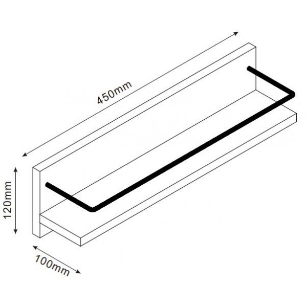Ember Wandregal - Bambus
