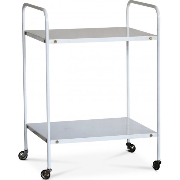 Revel Servierwagen Retro 60 x 45 cm - Wei / Messing + Fleckentferner fr Mbel