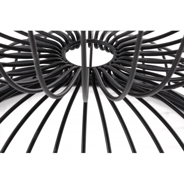 Rudyard Couchtisch Ø50 cm - Weiß/Schwarz Rudyard Couchtisch Ø50 cm - Weiß/Schwarz