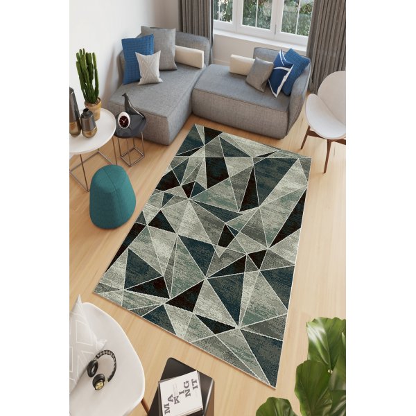 Tesson-Teppich Grau - 60 x 100 cm Tesson-Teppich Grau - 60 x 100 cm