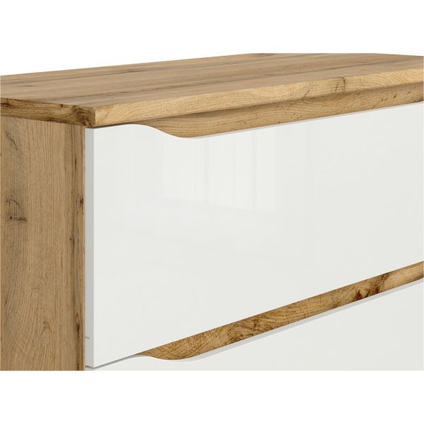 Nuis Kommode - Wotan Eiche/wei