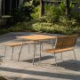 Mllan Gartenbank aus Teakholz 120 cm