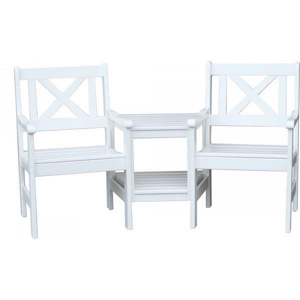 Europa Gartenmbel - Loveseat - Wei