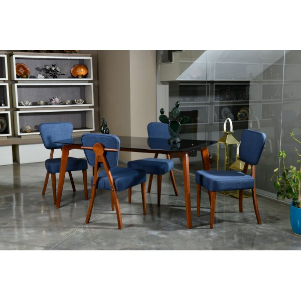 Lici Essgruppe - Nussbaum/blau