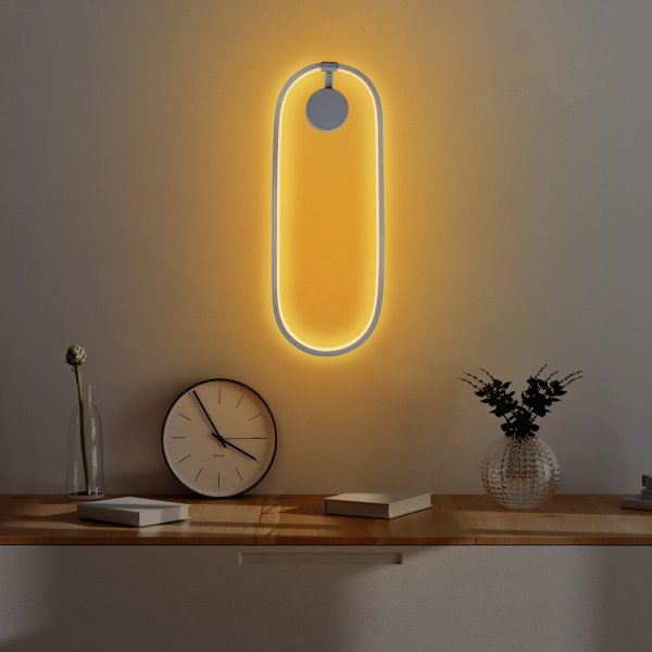 Tranceto Wandleuchte - Grau Tranceto Wandleuchte - Grau