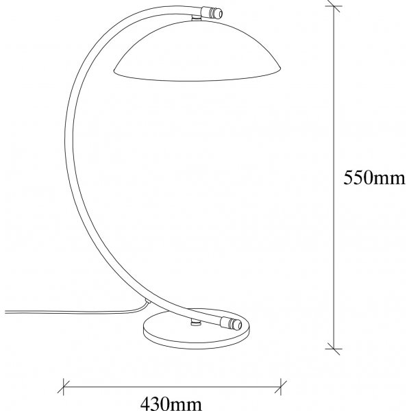 Silvan Tischlampe - Schwarz