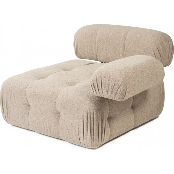 Rechtes Blanca-Modul - Dunkelbeige Rechtes Blanca-Modul - Dunkelbeige