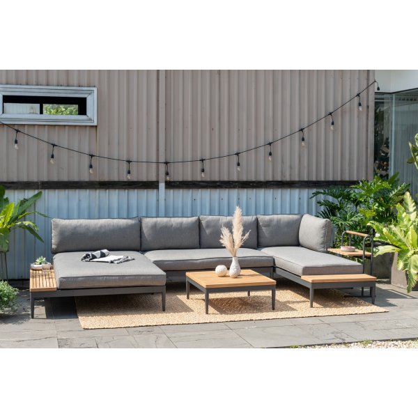 Lifestyle Garden Topaz Sofa-Set - Grau/Teak
