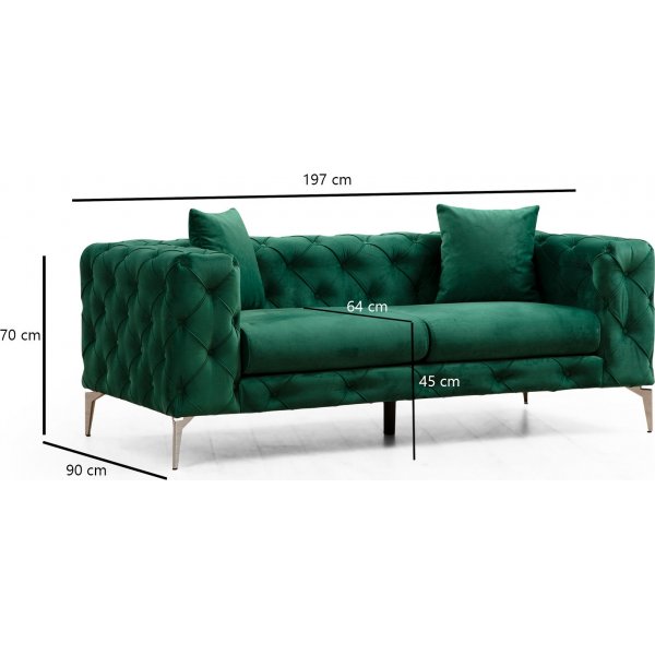 Como 2-Sitzer-Sofa - Grn
