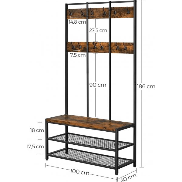 Kornett Flurmbel - Braun/Schwarz