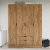 Yaman Kleiderschrank 140 x 45 x 182 cm - Walnuss