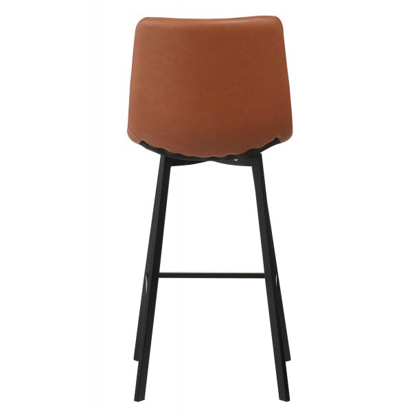 Tampa Barhocker - Braunes PU/Schwarz Tampa Barhocker - Braunes PU/Schwarz