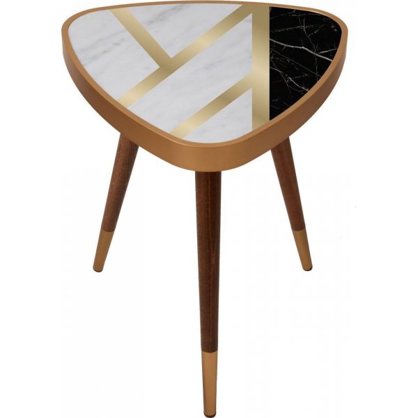 Liny Beistelltisch Dreieck 45 x 45 cm - Mehrfarbig Liny Beistelltisch Dreieck 45 x 45 cm - Mehrfarbig