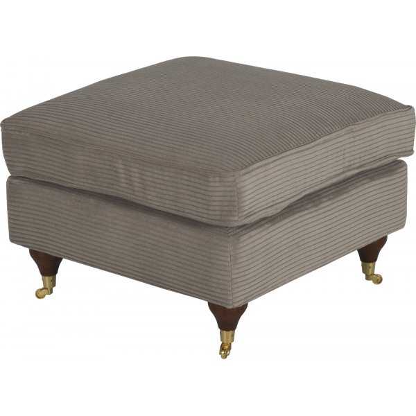 Howard Watford Deluxe Fuhocker - Hellbrauner Cord