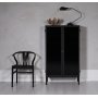 Revel Schrank - Schwarz / Dunkel getntes Glas
