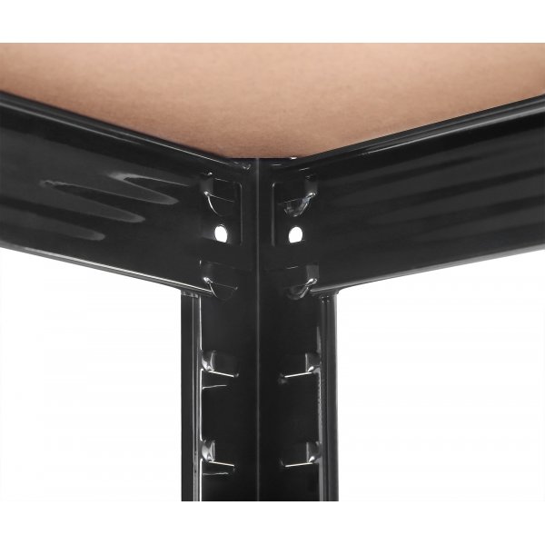 Galore Regal 180 cm - Schwarz/Beige