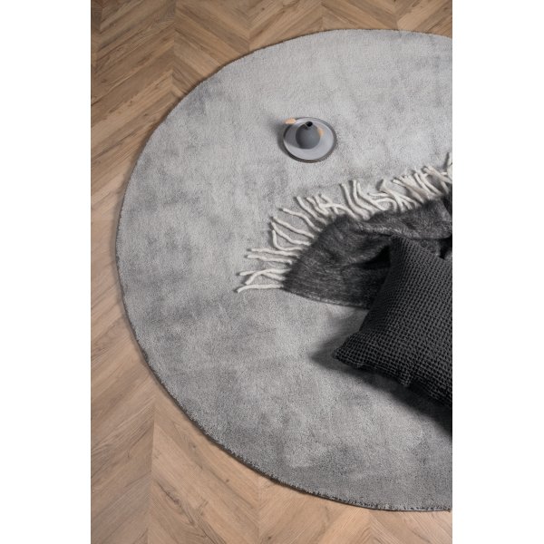 Viskose Teppich Lawson - Hellgrau Viskose-Optik Viskose Teppich Lawson - Hellgrau Viskose-Optik