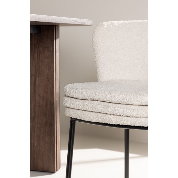 Agnes Esszimmerstuhl - Weies Boucl