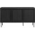 Menu schwarzes Sideboard 140 cm