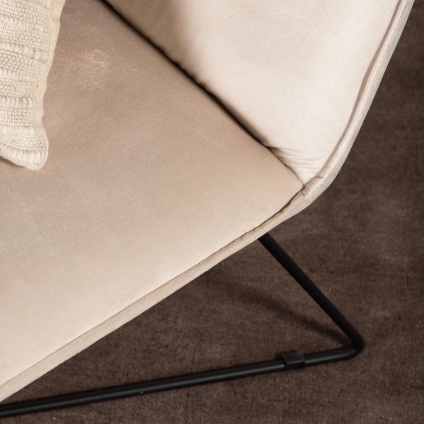 X-Lounge-Diwansessel - Beige X-Lounge-Diwansessel - Beige